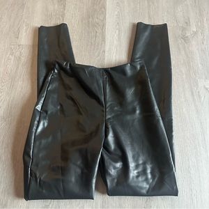 Forever 21 black leather leggings